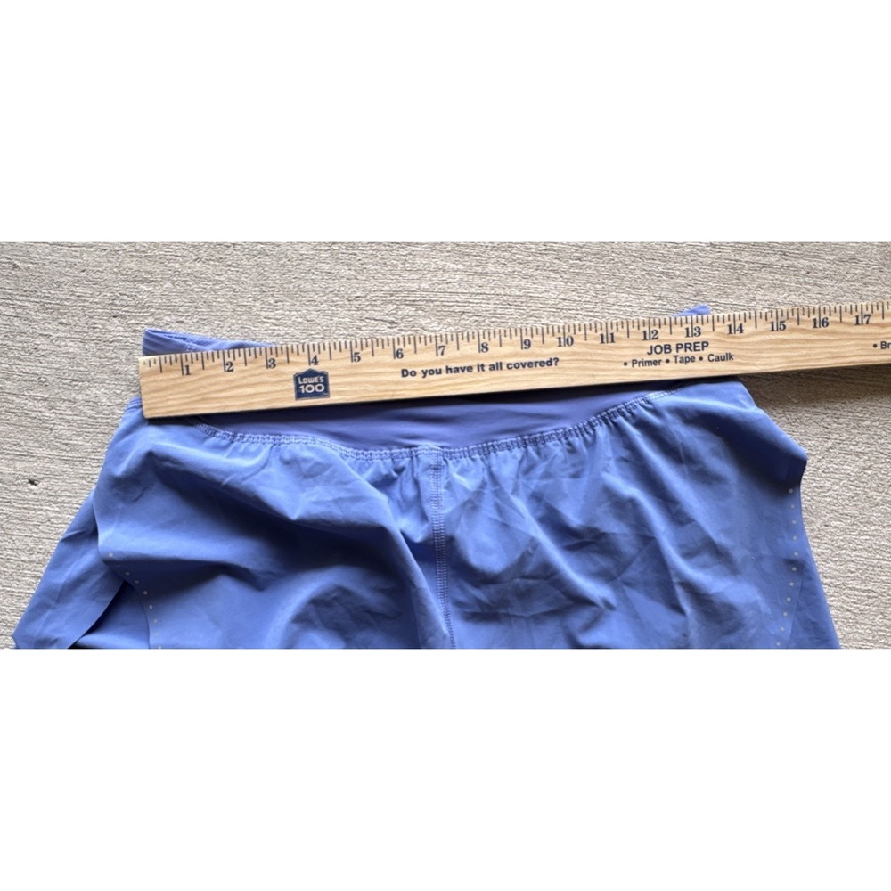 Lululemon Find Your Pace Shorts Periwinkle Blue High Rise Smocked Running Small - Picture 6 of 8